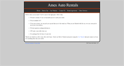 Desktop Screenshot of amesautorentals.com